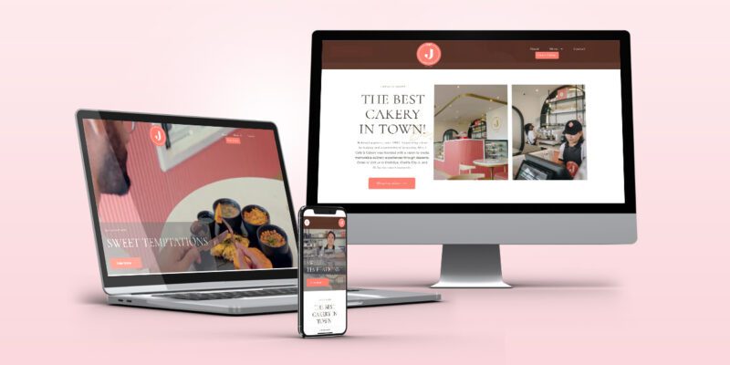 Miss J Café & Cakery Website Development