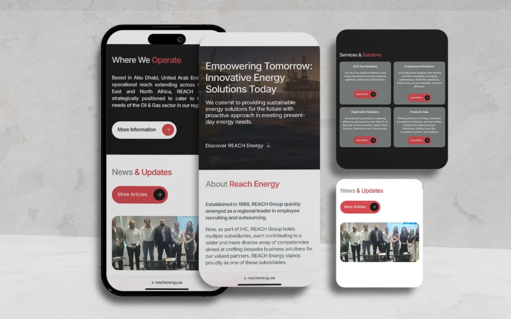 Reach Group Website Development