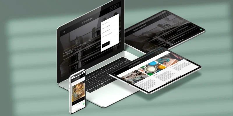 Moissonnier Landing Page Development